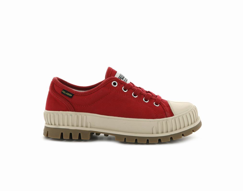 Palladium Pallashock Og Men's Low Top Sneakers Red (QZRF81537)